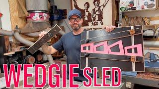 How to make a wedgie sled!  SEGMENT WOODTURNING