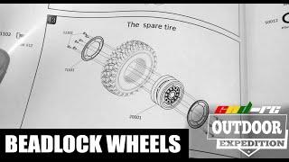 Cross RC HC6 6x6 Military Truck Kit Build Series  - Part 7   Mounting Rims & Tires