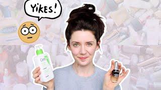 Huge SKINCARE declutter & choosing favourites from my collection!