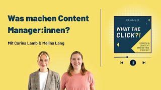 Was machen Content Manager:innen?