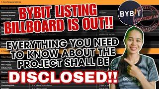 BYBIT LISTING BILLBOARD IS OUT! EVERYTHING YOU NEED TO KNOW ABOUT THE PROJECT SHALL BE DISCLOSED!