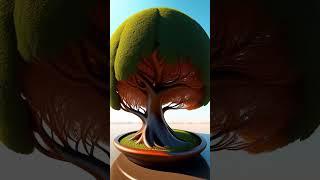 Nature's: Magical Metamorphosis of a Bonsai Tree #shorts #bonsaitree #ai