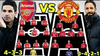 BIG MATCH !! ~ NEW ARSENAL VS MAN UNITED Predicted Head to Head Line up in EPL Matchweek 14 2024/25