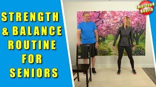 Effective Home Exercises to Prevent Falls | Balance Exercises for Seniors | Fall Prevention