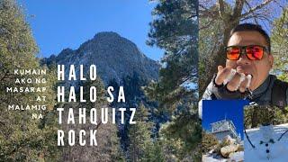 Ep-70 I ate fresh snow Halo-Halo @ Tahquitz Rock while hiking (Idyllwild, CA.)