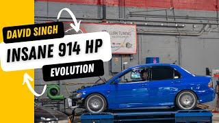 David Singh's Insane 914hp 2003 Mitsubishi Evo 