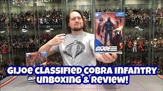Cobra Infantry GI JOE Classified Unboxing & Review! Compared to Cobra Island Version!
