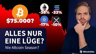 Bitcoin Bullenmarkt vorbei? - Die bittere Wahrheit für Altcoins | Krypto News