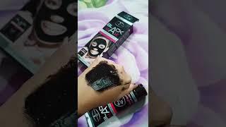 Aichun Beauty, Black Mask, whitening complex. #shortvideo #peeloffmask #beautyhacks #stylishmakeup