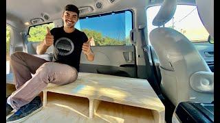 Minivan Camper Build, Start to Finish (2013 Toyota Sienna)