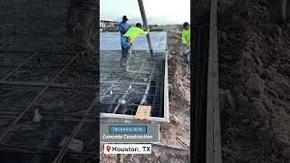 Commercial Concrete Construction - Houston, Texas #construction #constructionlife #constructionsite