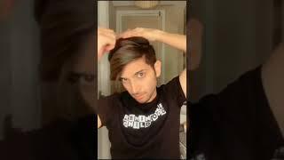 How to style your hair without a blow dryer | High volume hairstyle #mensfashion