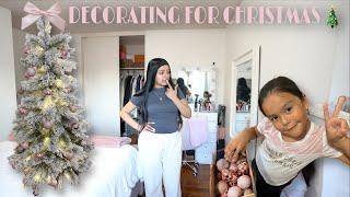 DECORATING MY ROOM FOR CHRISTMAS W/ MY SISTER!