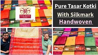 PURE TASAR KOTKI | WITH SILKMARK | ADI INDIAN SILK HOUSE | Exclusive Collection |