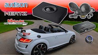 AUDI TTRS MK3 Audio sound system upgrade with Audison & Hertz by Car Audio Security Audi TT TTS 8S