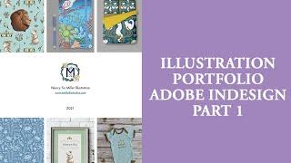 01 Introduction to creating an Illustrator Portfolio in Adobe Indesign for Beginners Part 01