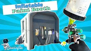 Inflatable Blow-up Paint Booth, Portable, DIY by Sewinfla