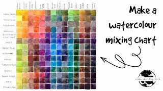 How to Make a Watercolour Mixing Chart