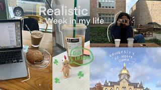 uni vlog  | week in my life at the University Notre Dame ︎