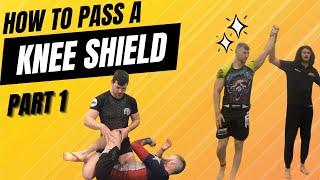 Dealing With a Knee Shield While Passing Half Guard | BJJ | PART 1