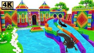 My 155 Days Building a $1 Billion Water Slide Park into an Underground Pool House - Magnet World