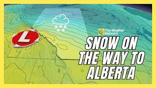 Up To 15 cm Of Snow Is On The Way To Alberta, Timing Here