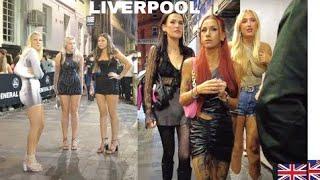 Liverpool Nightlife Walking Tour: 2:00 AM England - July 2024 UK