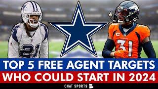 5 NFL Free Agents Who Could Start For The Cowboys In 2024 Ft. Stephon Gilmore | Cowboys Rumors