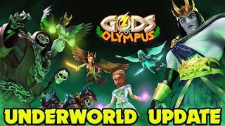 NEW UNDERWORLD UPDATE , NEW GODS - #Gods Of Olympus