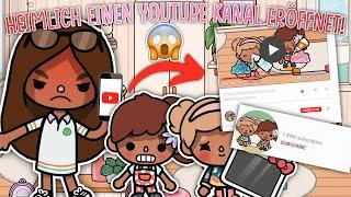 EMMA UND NELLY ERÖFFNEN HEIMLICH EINEN YOUTUBE KANAL  | PART 1 | SPANNENDE GESCHICHTE | TOCA STORY