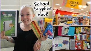 Back to School Supplies Haul 2014 + Giveaway!