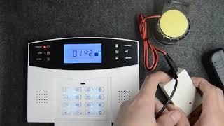 How to connect CS-01 wireless siren to M2B GSM alarm system?