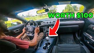 HARD PULLS IN MY SHELBY GT350 WITH WEIGHTED SHIFT KNOB (POV DRIVE)