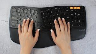 EK01 Advanced Ergonomic Split Keyboard unboxing by NewManDIY