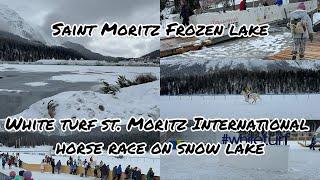 Frozen Lake St. Moritz | Switzerland |