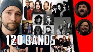 Describing 120 Bands in 1 Sentence or Less | @BecomeTheKnight - RENEGADES REACT