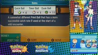 Where to buy more Quick Balls, Timer Balls, and Other Poke Balls in Pokemon Sun and Moon?