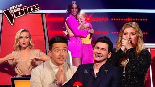 The best COACH SONG Blind Auditions on The Voice | Mega Compilation