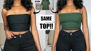 DIY Reversible Top | Old T-Shirt Transformation/ DIY