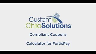 Fortis + Custom ChiroSolutions | Setting Up A Care Plan  - ChiroCalculator