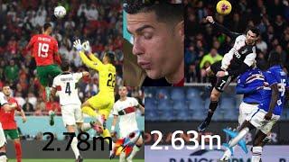 Youssef En-Nesyri jumped higher than Cristiano Ronaldo ️