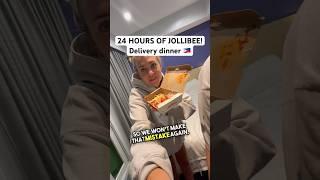 (3/3) 24 Hours Only Eating JOLLIBEE! #philippines #jollibee #filipino #fastfood #24hourschallenge