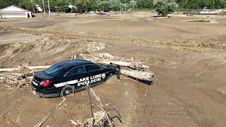 Chimney Rock, NC DESTROYED By Massive Hurricane Helene Flood 9/29/2024