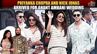 Priyanka Chopra ARRIVES with hubby Nick Jonas in Mumbai for Anant Ambani Radhika Merchant’s wedding