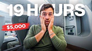 Surviving the World’s Longest Flight (Singapore Airlines Business Class)