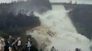 China dam overflow triggers landslides! Entire village submerged in Guangxi's massive flooding
