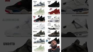 Jordan 4 Sneaker Lineup for 2025