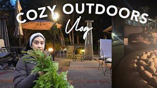 VLOG - Winter Patio Decor & Seating Area Updates