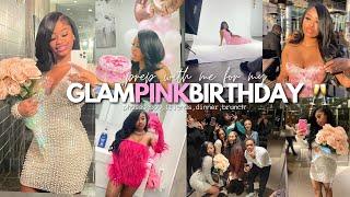 GRWM For My Pink Birthday!! | hair, photoshoot, dinner, brunch + vlog