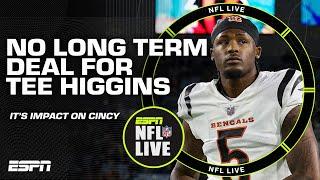 NO DEAL for Tee Higgins  What does this mean for the Cincinnati Bengals? | NFL Live